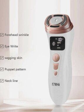 3 in 1 Mini Hifu 2.0 Hifu, RF and EMS  Facial Device. Facial skin care treatimen